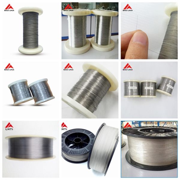Rustproof Spool Titanium Coil Wire Dia 0.2mm Gr5 Gr7 Gr12 Corrosion Resistant