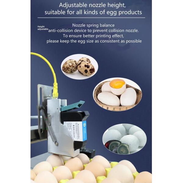 Ink Type Eco Solvent Ink Industry Smart Automatic Egg Date Stamp Printing Machine