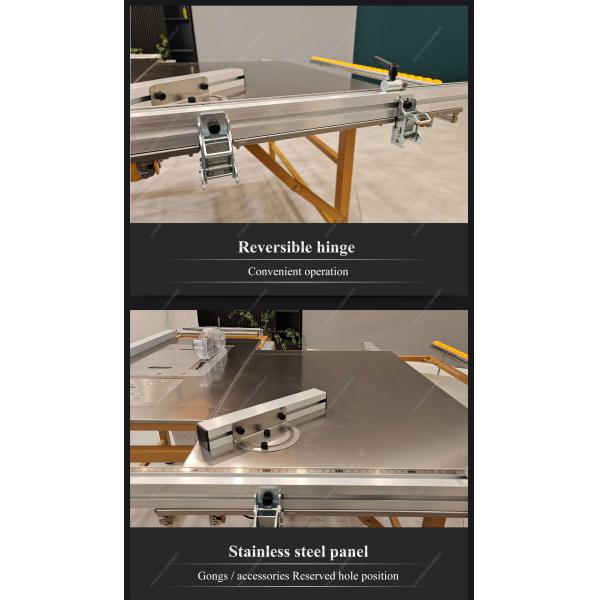 60mm Max. Cutting Height PDMJ16 Mini Automatic Fold Push Panel Table Saw for Panel