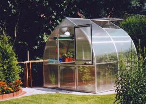 Quality Small Hobby Flower Garden Greenhouse With Casement Door Simple Firm for sale