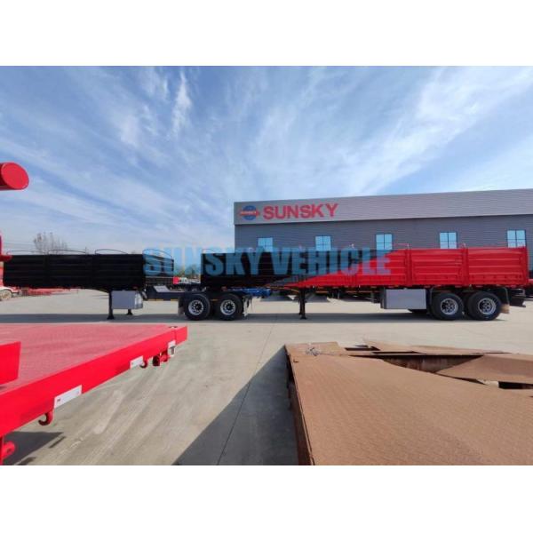 Superlink Drop Side Trailer 20FT +40FT 2 Axles Drop Side Interlink Trailer