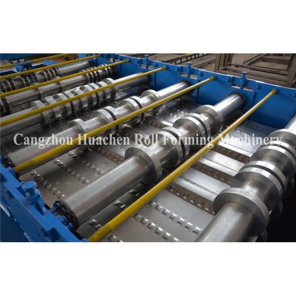 High Speed Galvanized Steel Floor Deck Roll Forming Machine 28 Rows