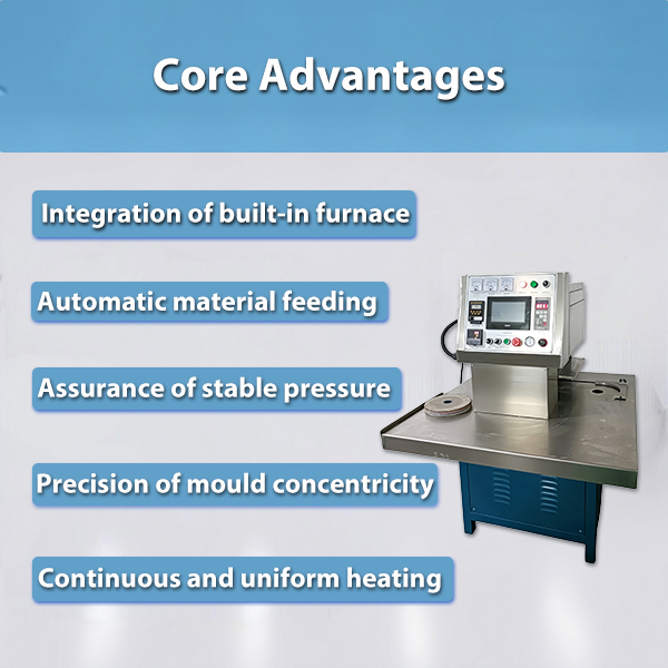 Fully automatic casting machine front view