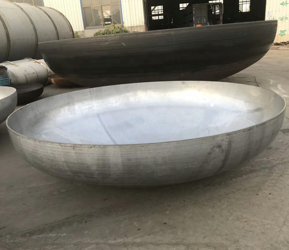 Pressure Vessel GR12 Titanium Hemispherical Dish End OD 300mm