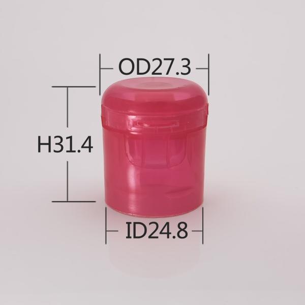 Customized 24/415 Plastic Flip Top Cap With Anti - Theft Strap