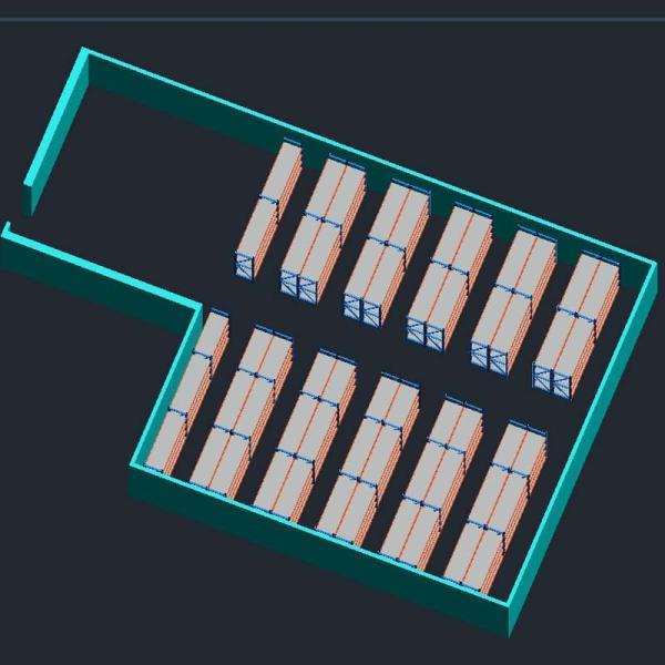 5Layer Medium Duty Metal Warehouse Storage Rack 100kg-500KG/Layer Weight