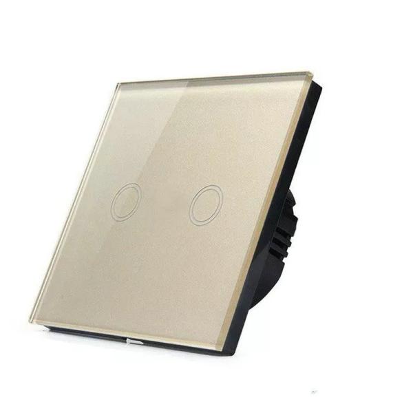 1/2/3 Gang Wireless Remote Control Light Switch,EU Standard wall touch switch 220v, glass touch switch