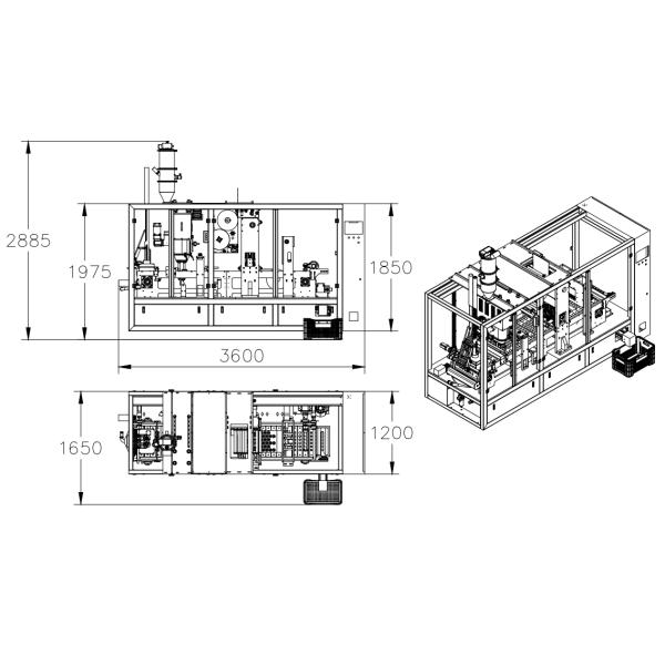 High Capacity Cup Coffee Capsule Filling Sealing Machine