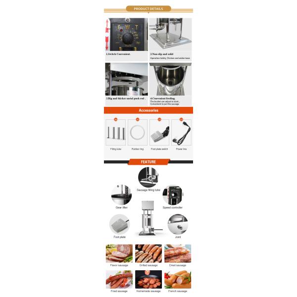 Electric Sausage Filler Machine