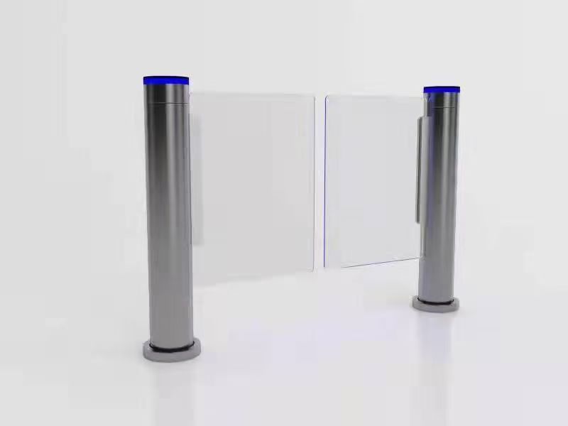 Security 168mm Cylindrical Swing Barrier Turnstile Gate Automatic Door Access Control System