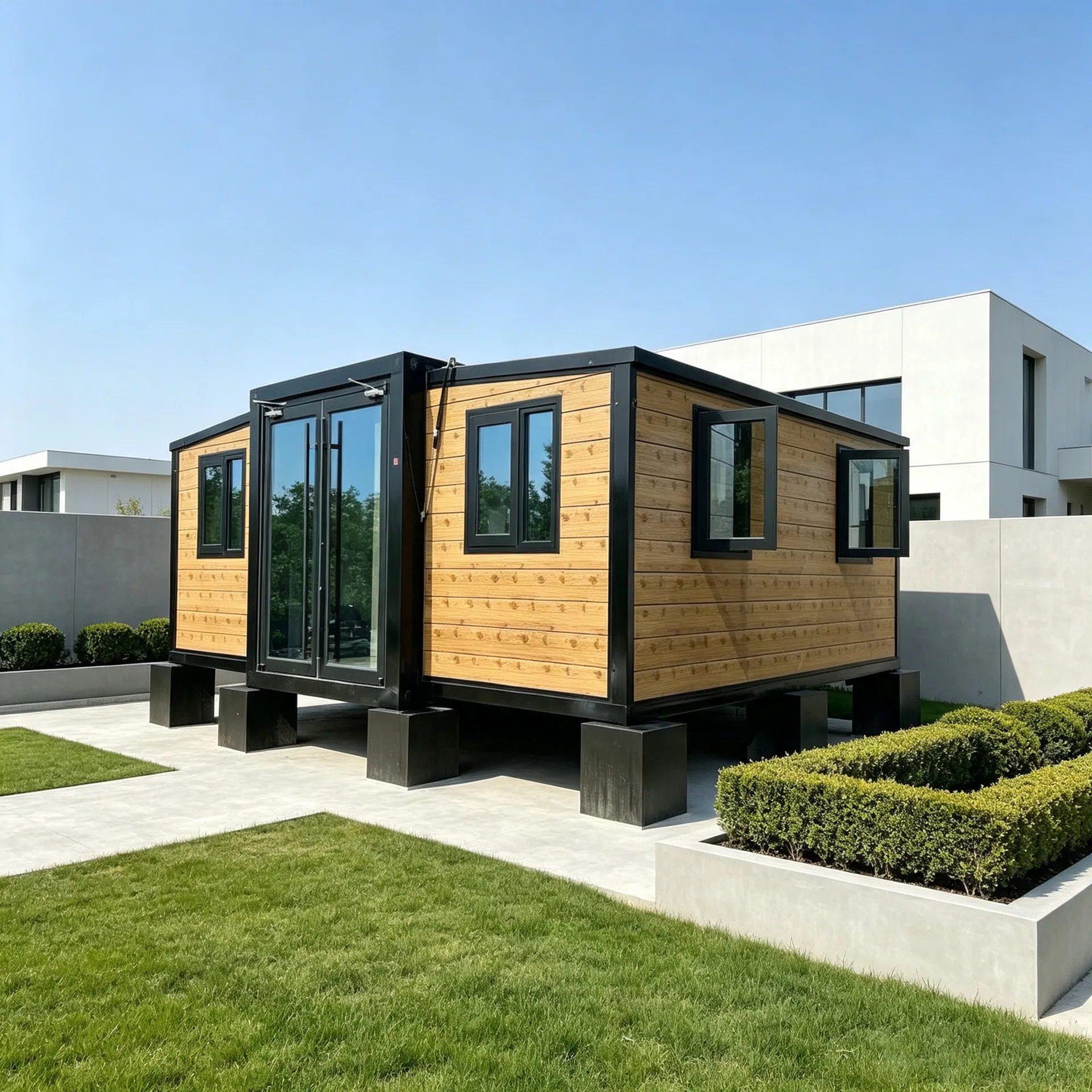 Expandable Container House Portable Modular Building for Temporary Accommodation