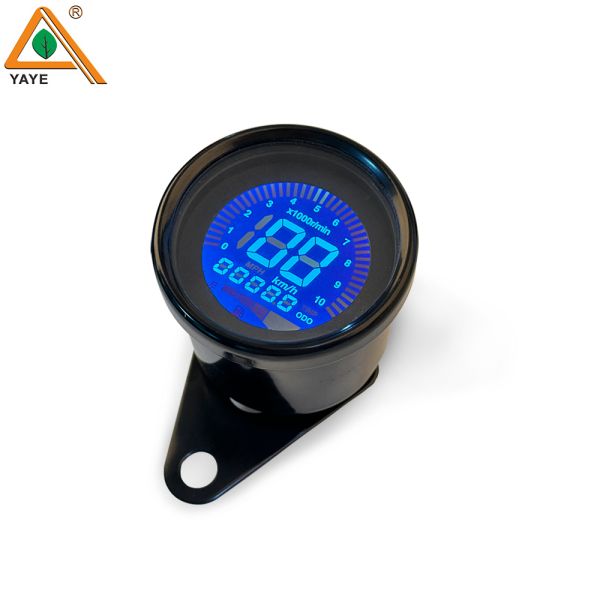 Universal Motorcycle LED Speedometer Odometer Tachometer Gauge for Modified DC12V Multi-Function Indicator Light for CG125