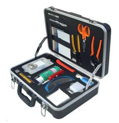 Fiber Optic Connectors Termination Tool Kits Completed Suitcase Packed