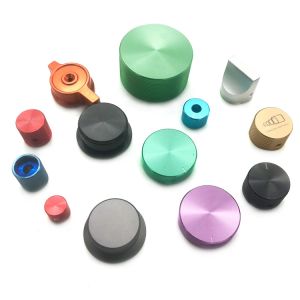 Black Aluminum Potentiometer Knobs Guitar Volume Audio Potentiometer Knobs
