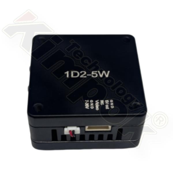 1.2G 5W Analog Wireless Image Transmission 9CH Low Latency Anti-interference Security Monitoring Long-Distance Stable Transmission Equipment