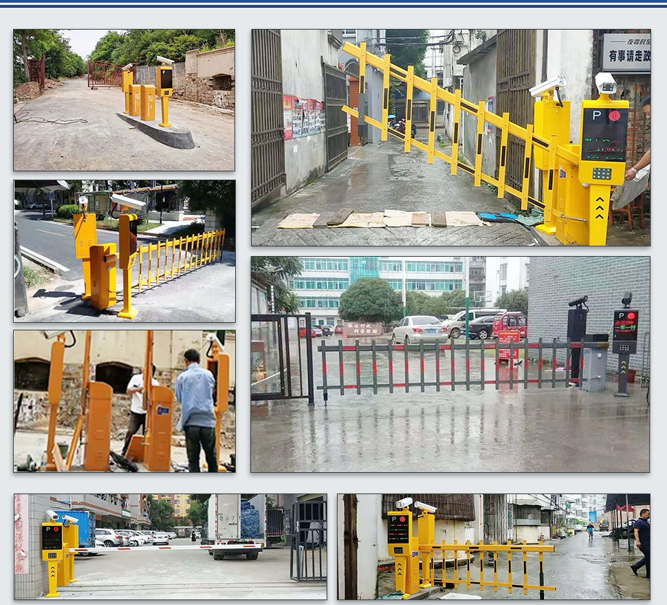 Intelligent Electric Metal Traffic Barrier Gate Smart Automatic Adjustable Car Parking Entrance Boom