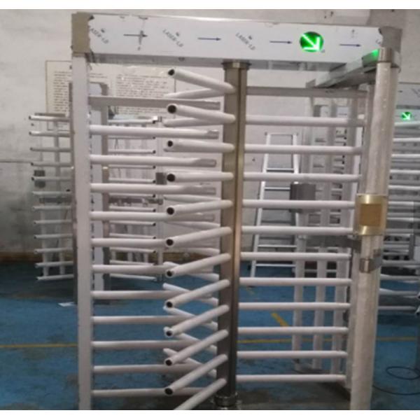 Full Height Security Electronic Fingerprint Reader Single Channel Turnstile Barrier Gate