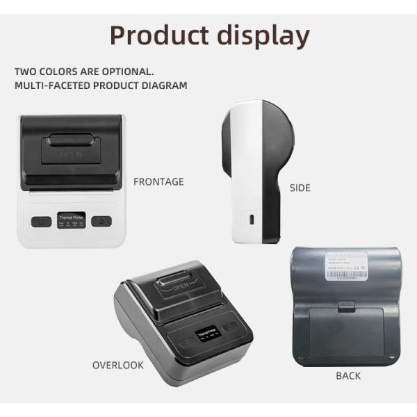 Stocked Mini Thermal Printer 80mm USB Wireless Bluetooth Printer for POS/ESC Command