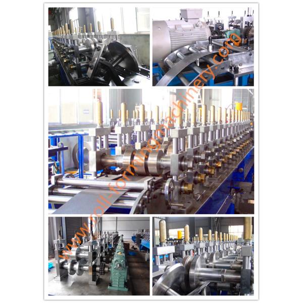 AC Motor With Inverter Rack Roll Forming Machine For Galvanized Sheet
