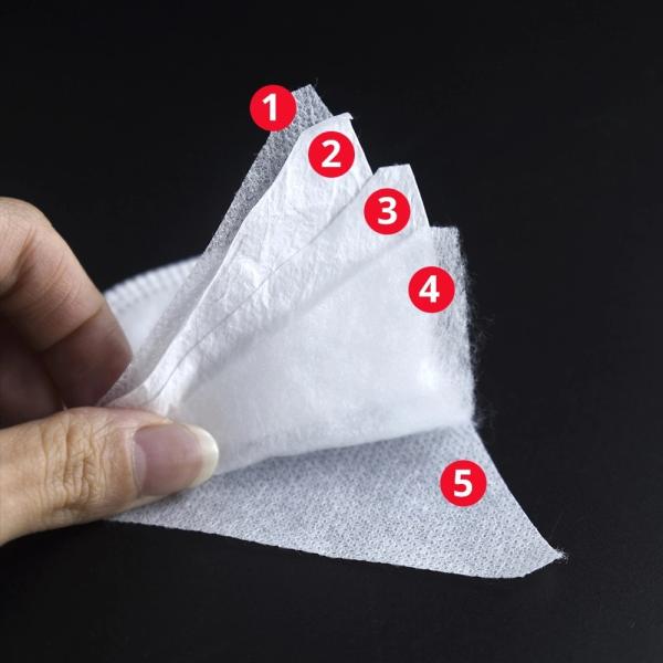 Eco - friendly 25g 99.9% Disposable Protective Face Mask