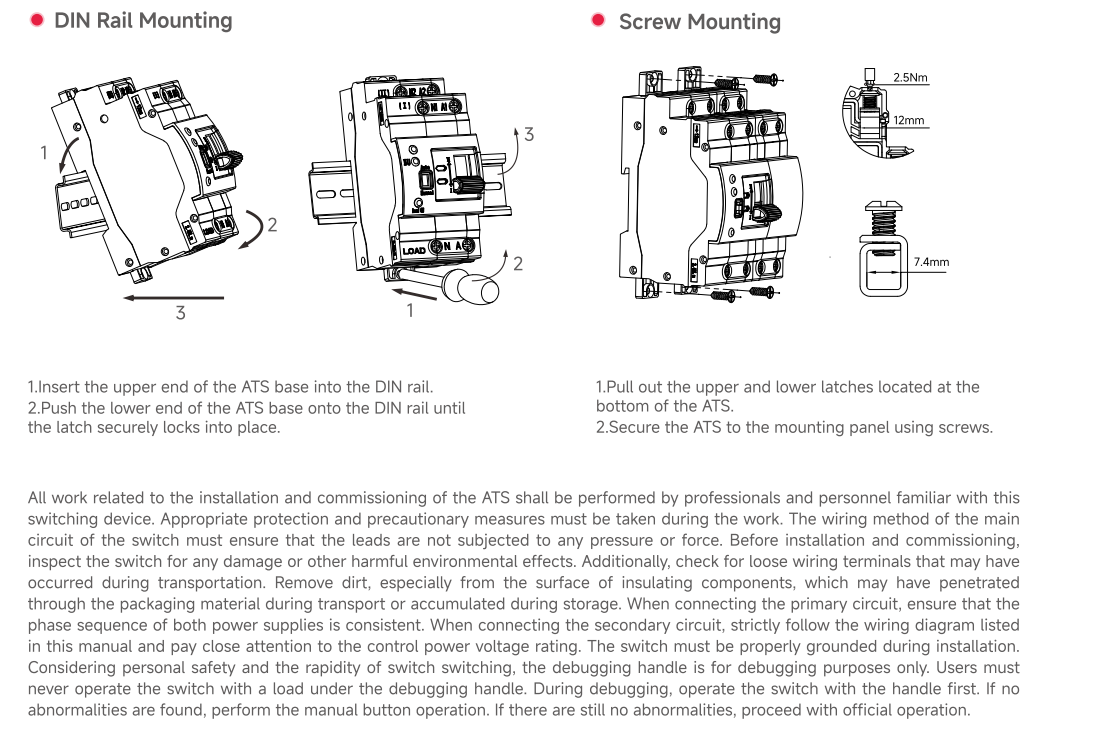 Automatic transfer switch