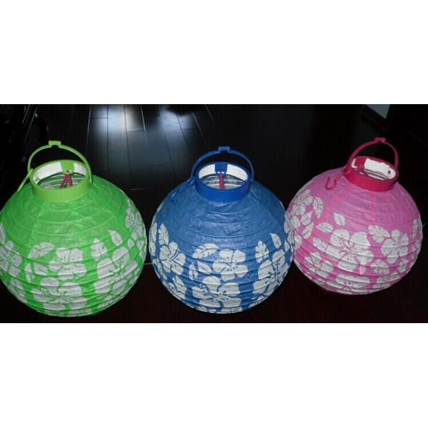 Battery lanterns LED paper lantern Solar lantern Different printing according to your request
