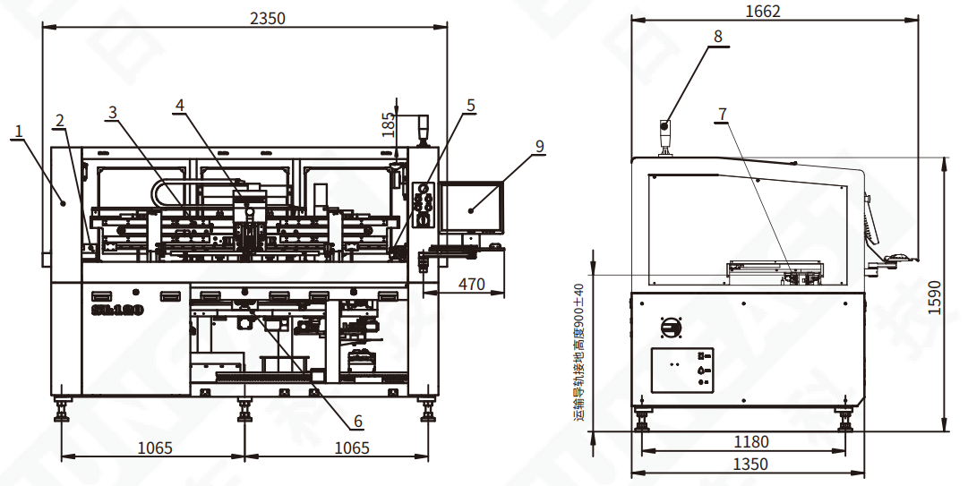 High Precision High Speed SMT Fully Automatic Solder Paste Printer for Production Line