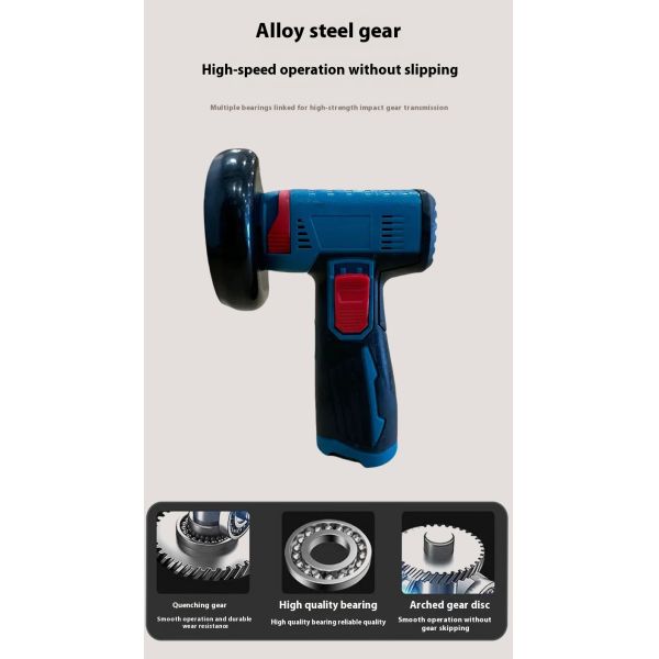 3-Inch Handheld Cordless Angle Grinder 115mm Disc Diameter Small Lithium Battery Powered Cutting Polishing Machine Wholesale