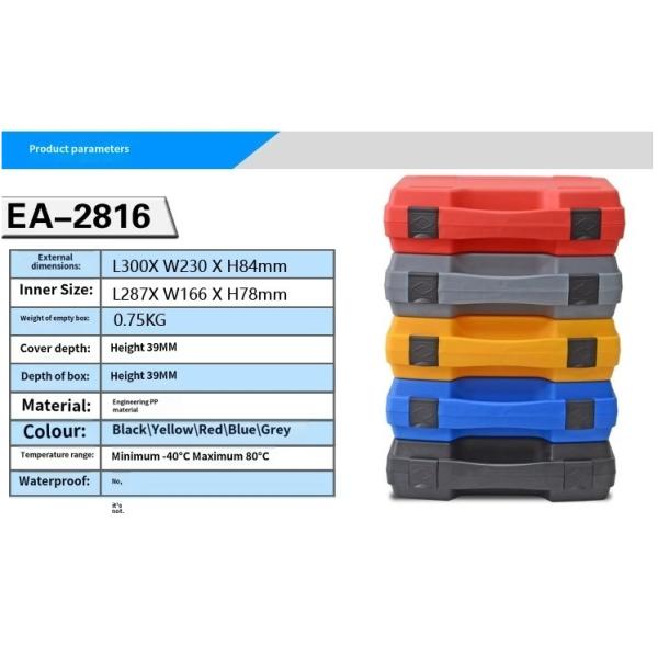 PP Foam Tool Box with Custom Logo High-Density Foam for Multi-Purpose Usage