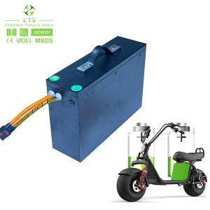 China 52V Electric Bike Lithium Ion Battery 60V 72v E Scooter 52v 35ah With Biuld In BMS on sale