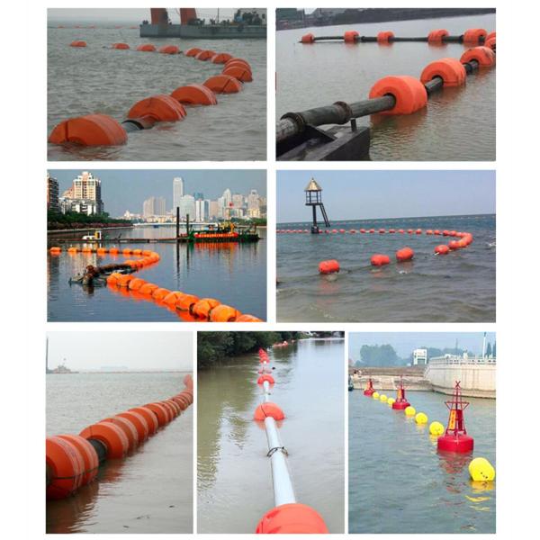 Buoyancy 150N HDPE Pipe Floater Customized Impact Resistant