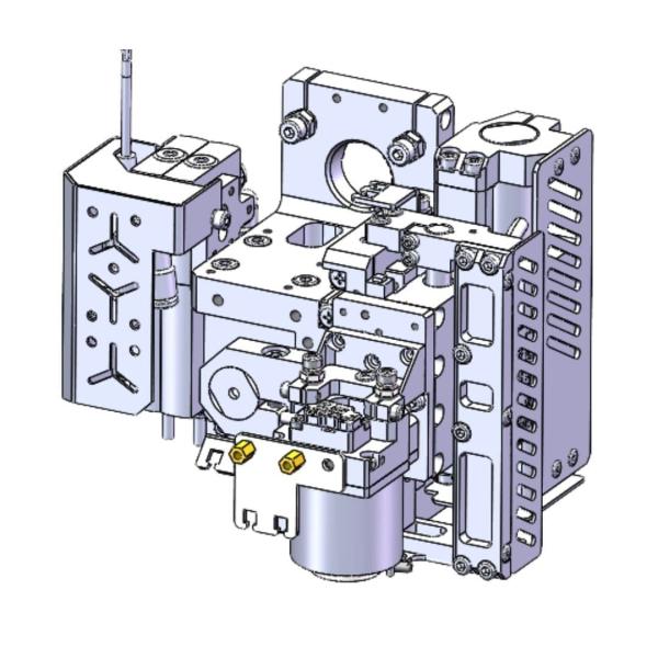 Mounting Head with linear motor and DD motor for precision compensation