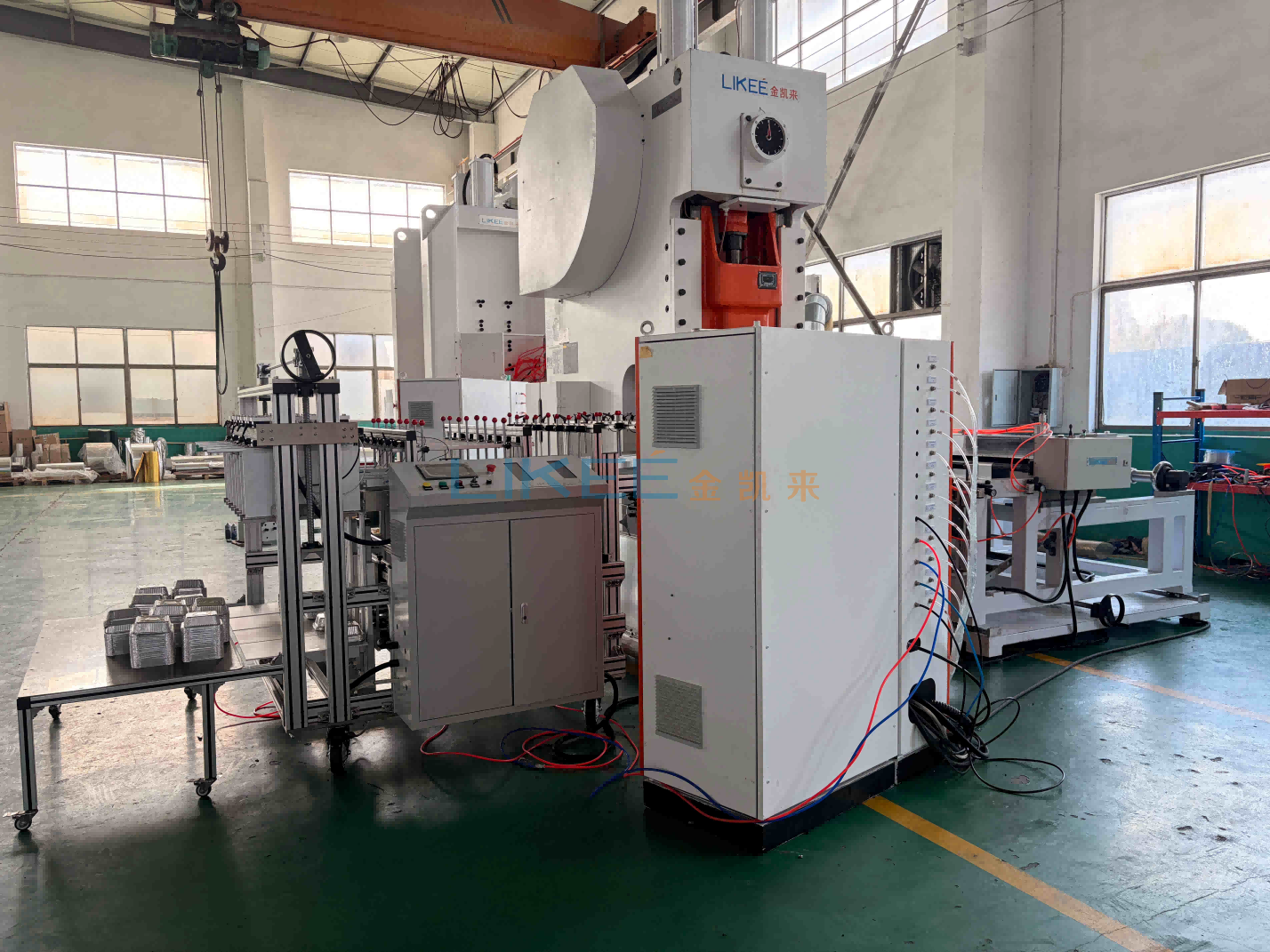 High Speed 35-70 Strokes/Min Fully Automatic Aluminum Foil Container Making Machine with 9000pcs/Hour Output