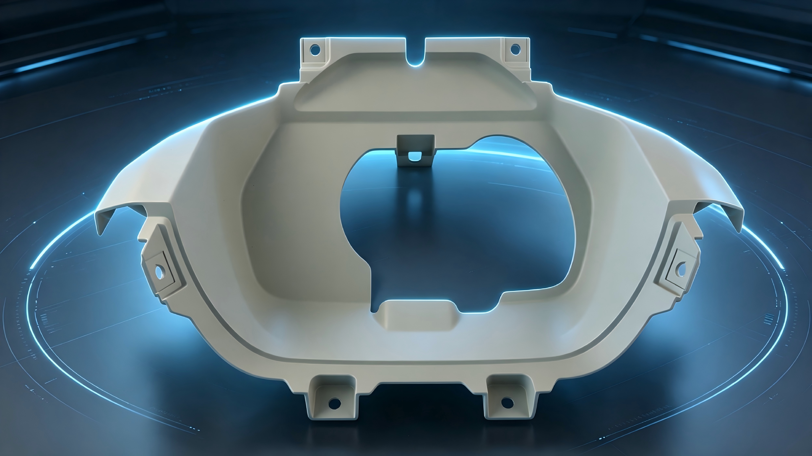 OEM Magnesium Alloy Fender with Electrostatic Powder Coating Multi-Layer Passivation and Thixomolding Process for Outdoor Equipment