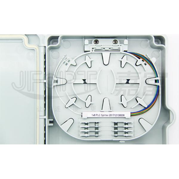FTTH Fiber Optic Splitter Terminal Box 1 Input 8 Output Wall Mount