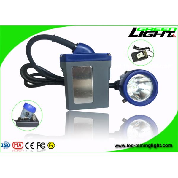 Anti Explosive LED Mining Headlamp , Underground Led Mining Cap Lamp 16hrs Working Time
