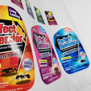 Quality PVC Films Chemical Products Labels Glossy Lamination Pet Bottle Labels for sale