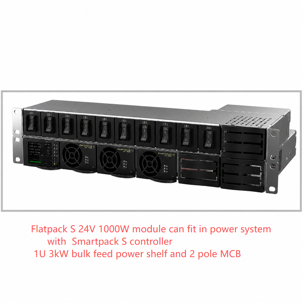 Eltek Flatpack S 24/1000HE Rectifier Module 24V 1000W High Efficiency Power Supply Module P/N 241122.205 Brand New