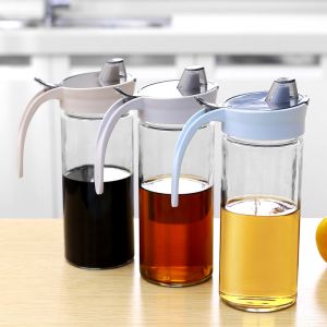 China Pot Seasoning Bottle Soy Olive Oil And Vinegar Glass Dispenser on sale