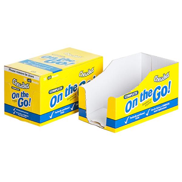 Reusable 157gsm Cardboard Display For Cookie Snack