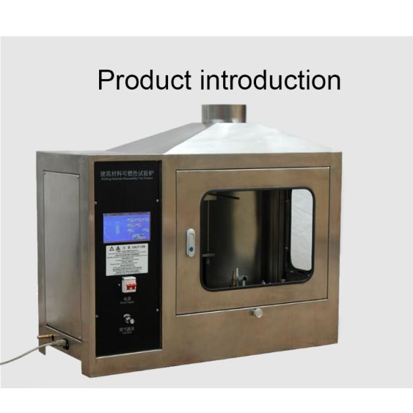 Building Material Ignitability Test Machine with Single Flame Source ISO 11925-2