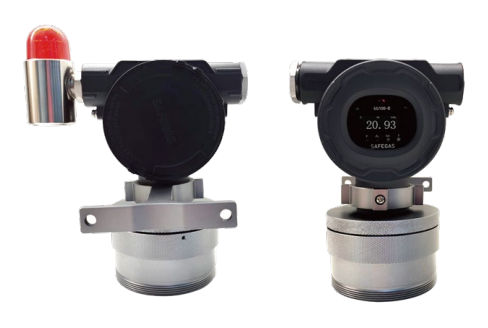 SG100-D Fixed Multi-Gas Detector with Hot Swappable Sensor Module, Ex db IIC T6 Certified, and 4-20mA/RS485/Relay Output
