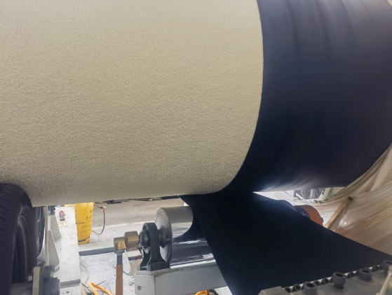 Preinsulated Pipe Making Machine For PU Spraying PE Film Wrapping 2-Step Method