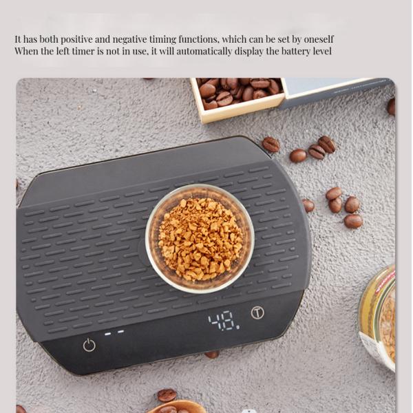 Nutrient-Digital Displayed Kitchen Scale with Bluetooth Connectivity and Silicone Pad