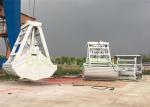 Clamshell Unloading Grab Bucket with wireless remote control material handling