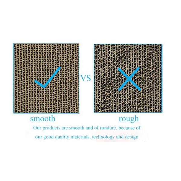 Shrink Film Corrugated Cat Scratcher 40x33x12cm Heart - Shaped Catnip Inside