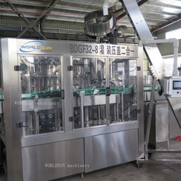 8000BPH Craft Beer Filling Machine beer bottling machine crown cap capping machine CE