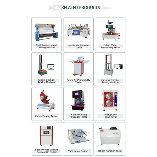 Related fabric testing equipment