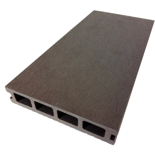 Weather Resistant Plain 146*31mm WPC Hollow Decking