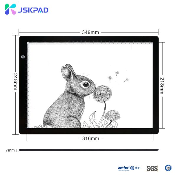 Customization Acrylic Ultra Thin LED Light Pad Professional Design Drawing Board Illuminated Light Plastic Custom Logo
